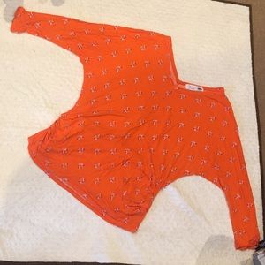 Old Navy Maternity Orange Batwing Top